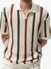Casual Striped Contrast Shirt