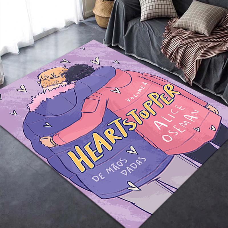 2025 New Heartstopper Carpet Rug for Living Room Bedroom Home Sofa Decoration,Kids Play Non-slip Floor Mat56