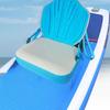 Adjustable Canoe Seat with Backrest Easy Install PVC Boat Cushion Kayak Chair for Rowboats and Paddle Boards