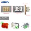 DELEFU Brazilian Model 118 Type 10A/20A Stainless Steel Gray Surface Gold-Plated USB Type-C Connector 20W Fast Durable PC