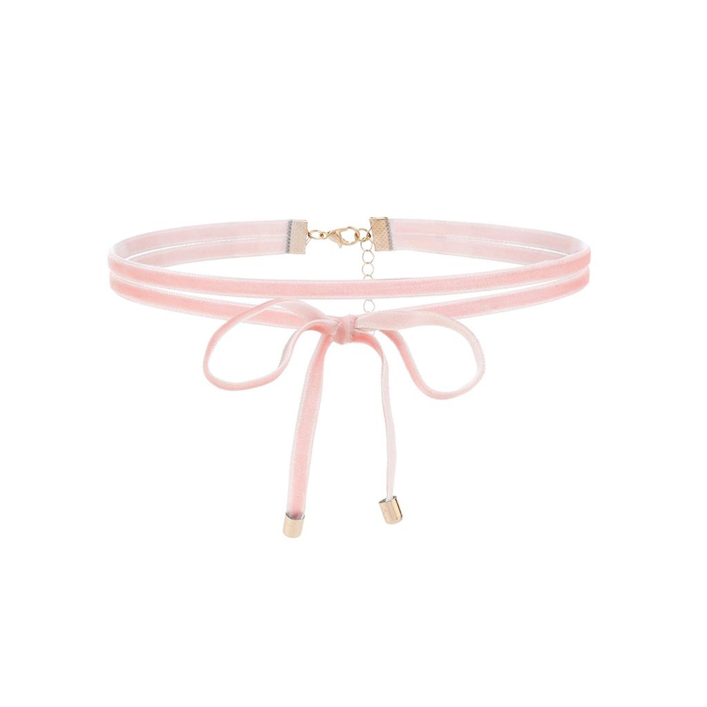 Europäischer und amerikanischer Schmuck gotische Halskette Choker Kragen ins Schleifenanhänger Schlüsselbein Kette