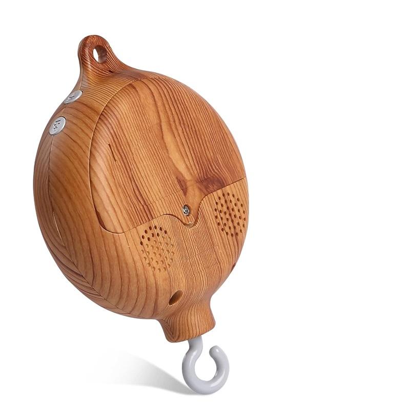Baby Mobile Rotary Music Box Imitation Wood Mobile Spinner Crib Mobile Musical Box
