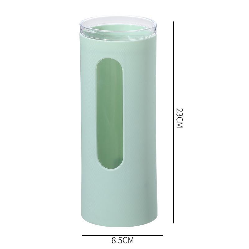 Wall Mounted Disposable Paper Cup Dispenser Pull Type Plastic Cup Holder Anti-Dust Storage Rack Office Tumbler Holders Kitchen