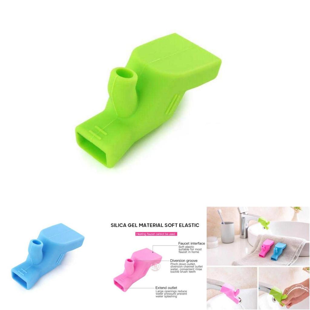 Silicone Water Tap Extender For Children With Splash-proof Features And Soft Grip