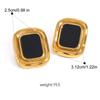 European and American Stud Earrings, High-end Exaggerated Niche Medieval Earrings, Titanium Steel 18K Gold Ear Jewelry