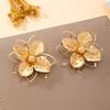 Women's Earrings Women's Hollow Flower Earrings Are Sweet and Romantic, Suitable for Daily Wear and Vacation Wear
