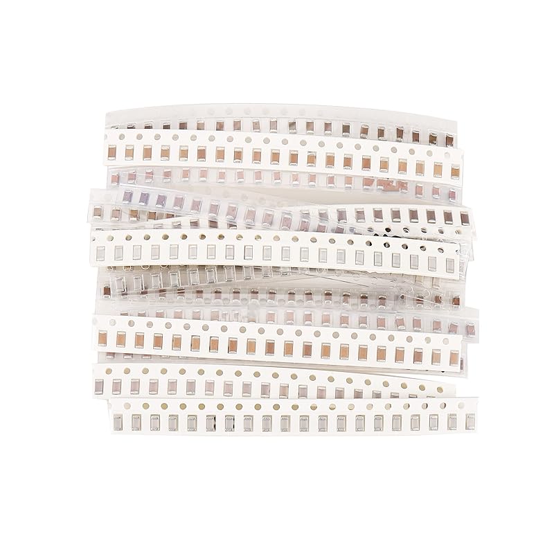 1200 PCS 30 Values 40 Each 0402 SMD Capacitor Assorted Kit 1pF-10uF Chip Ceramic Capacitor Electronic DIY Kit(1200 PCS 30 Values 0402)