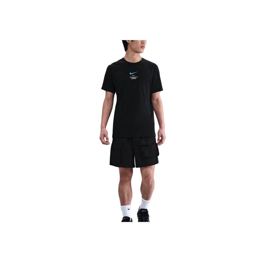 Nike Comfortable Minimalist Fashion Urban Short Sleeve T-Shirt Men Tops Black IM3459-010
