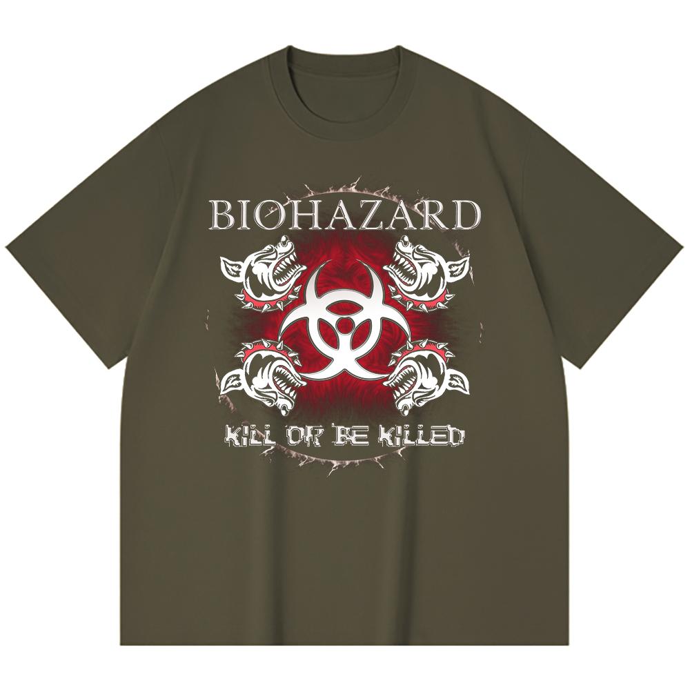 230 Gsm 100% Cotton Heavy Metal T-Shirt  Rock Band Popular Music Print Unisex Heavy Cotton T Shirt