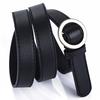 Non-Porous Round Buckle Student Belt Women'S Decoration Simple Thin Belt Belt Belt Trendy