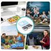 4Pcs Stainless Steel Small Snack Containers Leak Proof Food Storage Containers Fruit Snack Box for Indoor Office Outdoor Travel