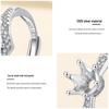 Tingxiang Versatile DIY S925 Sterling Silver Openable Ring Blanks - Multiple Styles