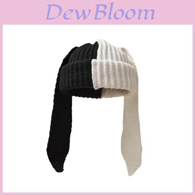 Knitted Long Eared Cat Hat For Women Winter Warmth Cozy Fashion Accessory