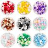 New Craft DIY Pompom Fluffy Balls 10-30mm Pompoms Fur Ball Mixed Size Multicolor Macaron Pompoms Kids Toy