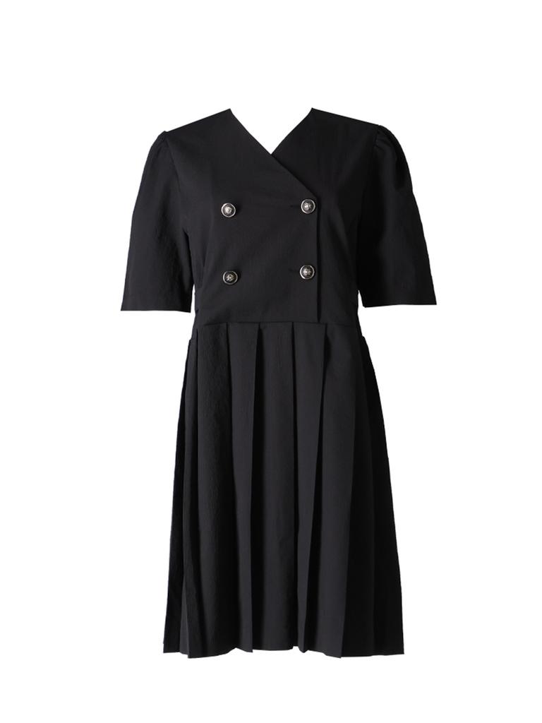Bemon Mini Pleated Dress_Black