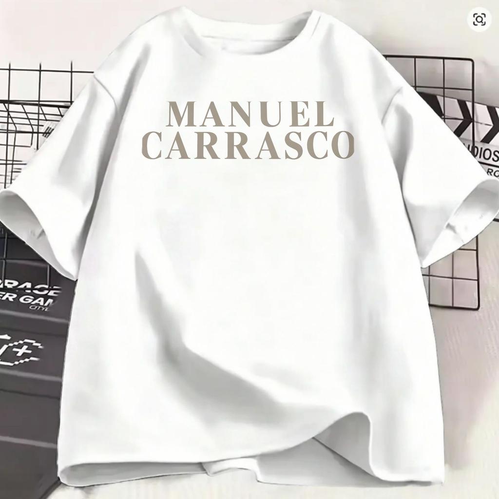 Unisexuel Carrasco Cotton Tshirt For Unisex Summer 2026 Salvaje Tour Y2k T Shirts Comfortabletrending Tees Oversize Casual Clothing