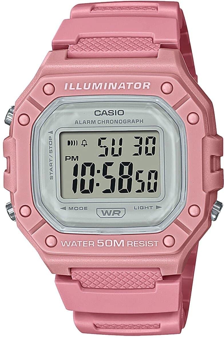Casio Analog Multicolor Multicolor W-218HC-4AVEF W-218HC-4AVEF W-218HC-4AVEF, Multicolor, W-218HC-4AVEF