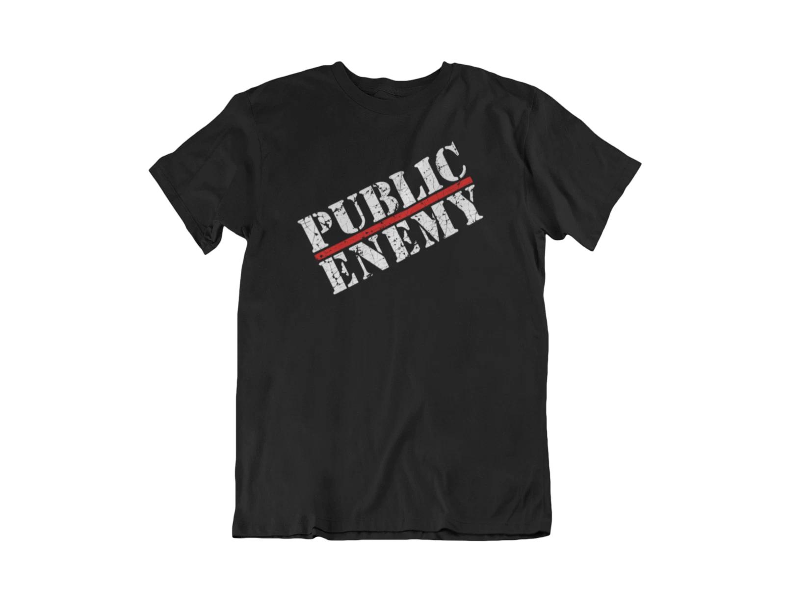 Public Enemy Black T-Shirt I cotton I Hip-Hop music festival Tee gift for him 3XL