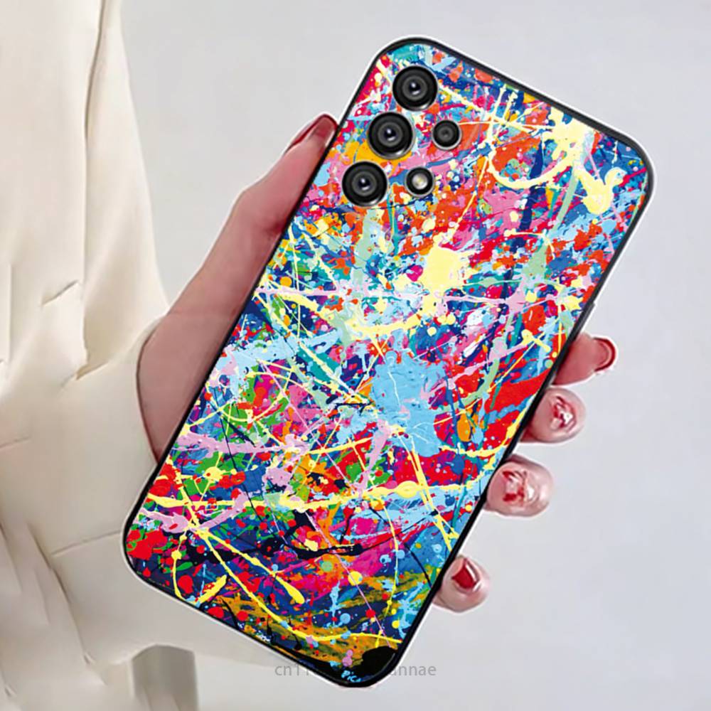 Colorful Graffiti Phone Case for Samsung Galaxy A73,23,53,33,14,24,13,72,22,52,32,54,A34 Soft Cover