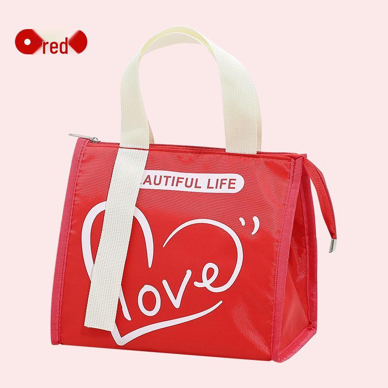 Waterproof Oxford Cloth Thermal Lunch Bag with Aluminum Foil Lining