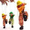 Houten Marionetten Poppen Trekkoord Poppen Clown Poppen Verjaardag Kerstcadeaus Theater Poppenspel Feestartikelen Voor Kinderen Volwassenen