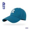 Korean Style R Baseball Cap Women Men Adjustable Wide Brim Sun Hat Cotton Casual Sport