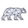 Patchion Bear Geometric - Magnetic Backing - Embroidered Patch/Badge/Emblem