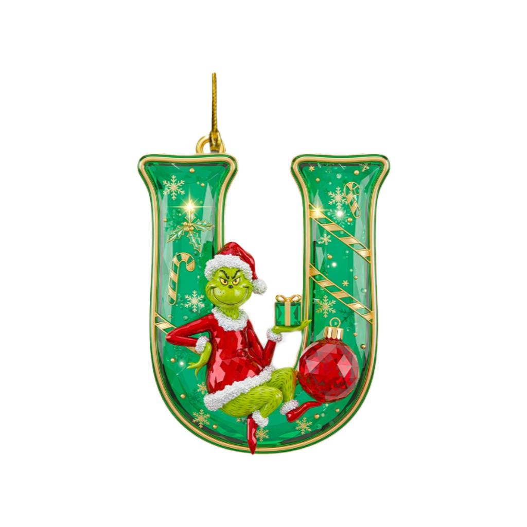 2D Christmas Decoration Pendant Christmas Tree Tag Theme Party Crafts Ornament