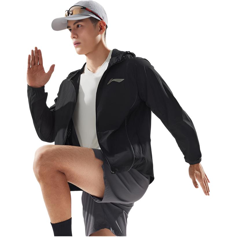 Li Ning Running Collection Jackets & Coats Men's Black AFDVA93-1