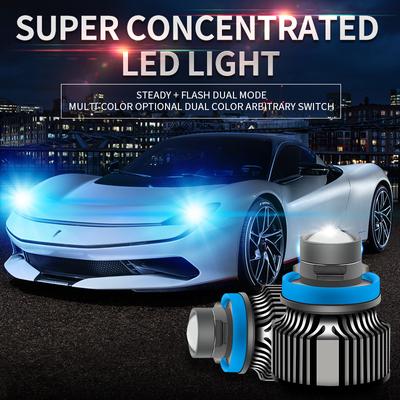 2 Pièces LED Phare Antibrouillard H11 H8 H9 9006 HB4 9005 HB3 H7 Ampoules Auto Phare Antibrouillard Avant de Voiture 12V 24V Feux de Jour