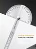 High-Precision Stainless Steel Angle Square, Professional Woodworking Tool for Accurate Angle Measurement and Marking