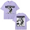 Anime Jujutsu Kaisen Fushiguro Toji Retro Tshirts Unisex Women Harajuku Unisexga Short Sleeve Oversized Fashion Casual Cotton T Shirt