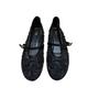 Netz Stickerei Schnur Perlen Design Damen Ballerinas Mode Schnalle Atmungsaktiv Mary Jane Schuh Komfort Niedriger Absatz Weiche Flache Sandale