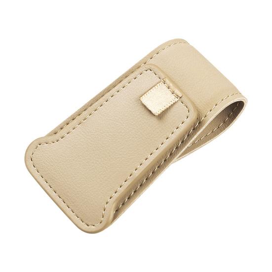 Magnetic Sunglasses Clip for Car Visor Faux Leather Glasses Holder Clip Car Interior Sunglass Holder