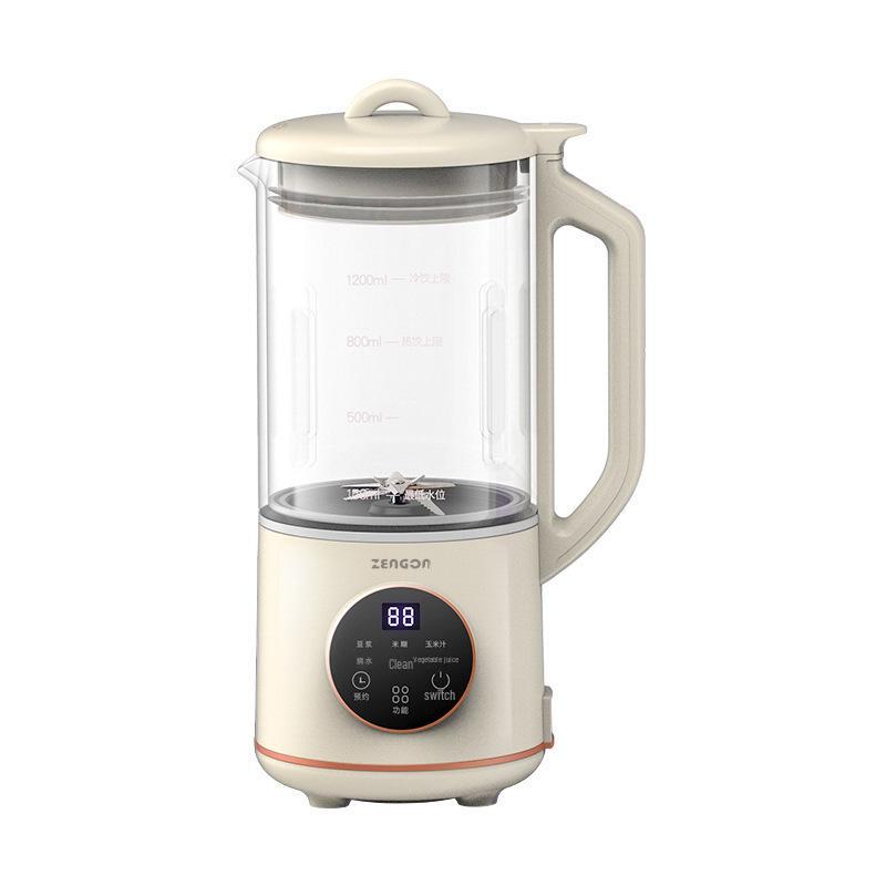 Zhengong Intelligent Wall-Breaker: 10-Blade Multipurpose Cooking & Soy Milk Machine with Quiet Operation, No Soaking or Filtering Needed.