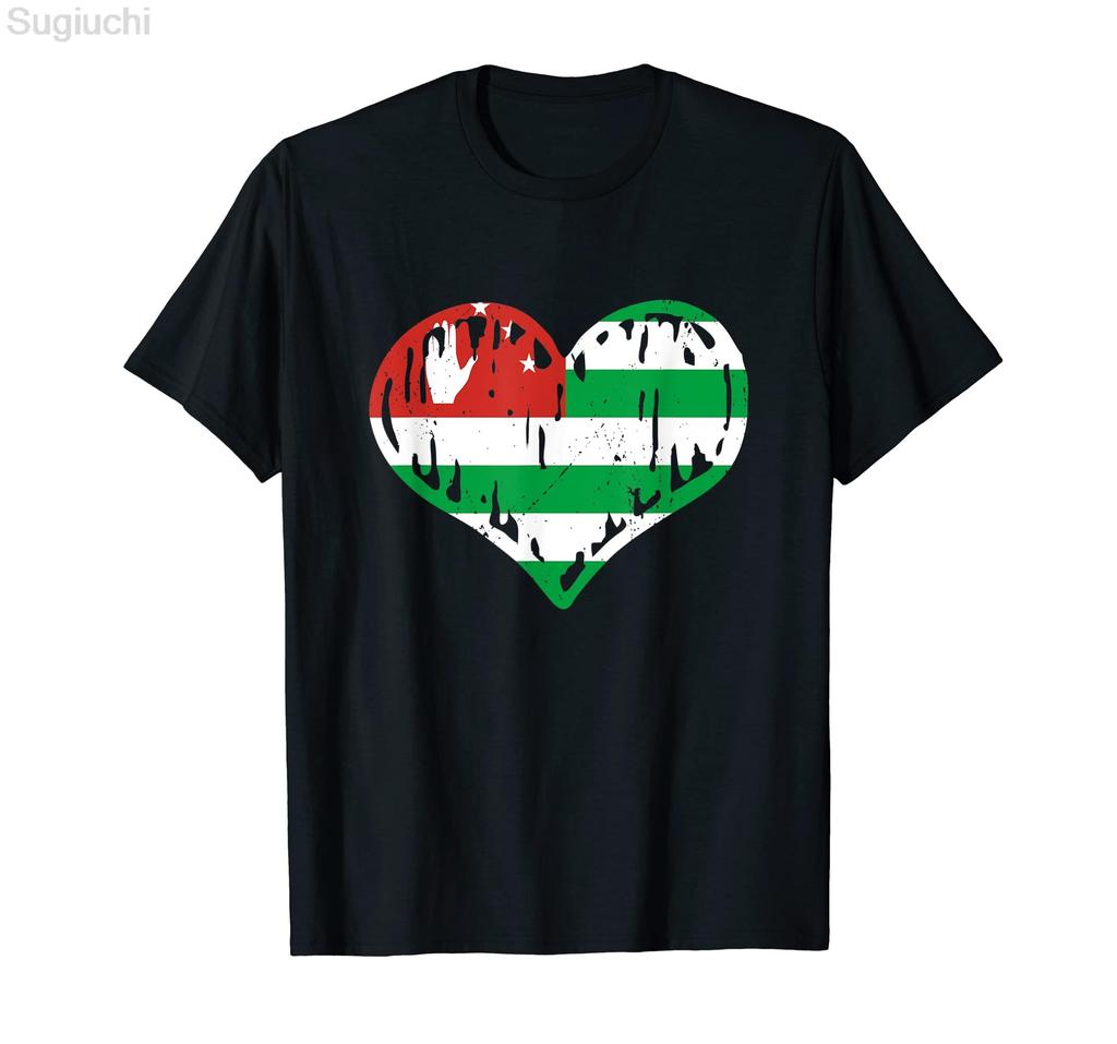 ZX 100 Cotton Circassian Abkhazia Flag of Abkhazia MEN WOMEN Hip Hop T Shirts Size XS5XL