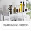 Stove Side Rack Tower Black Next to Stove Stove Gap Rack Stove Back Rack Kitchen Storage Kitchen Gap Storage Surrounding Storage Shelf Spice Rack