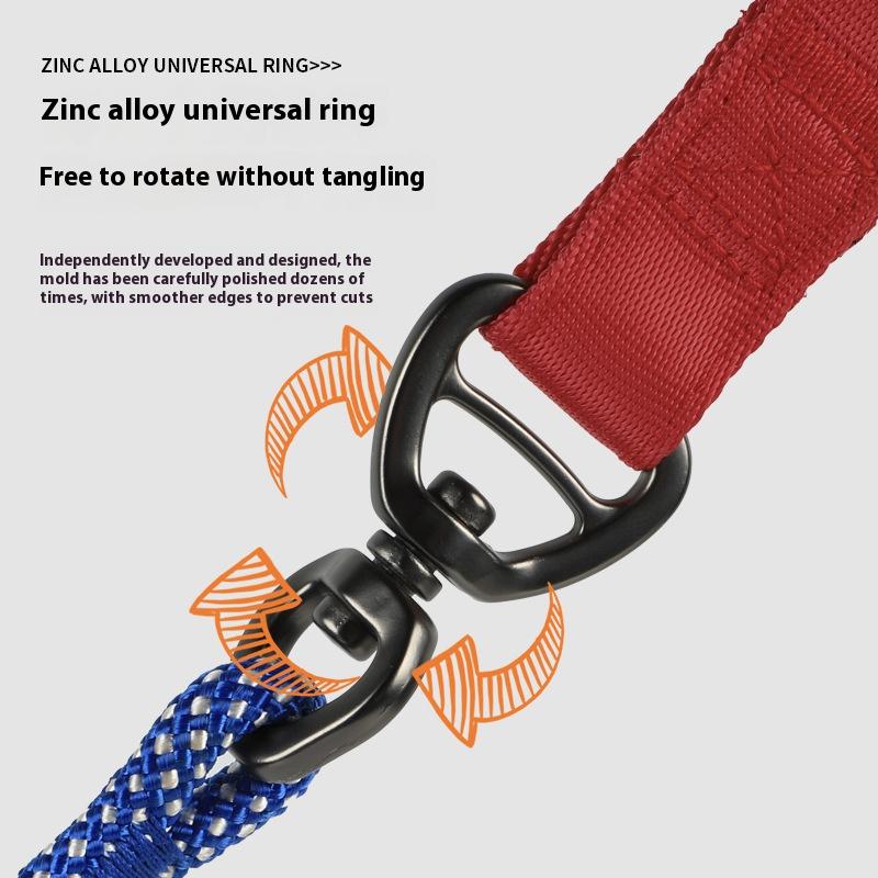 Slip-Leine Hundeleine für Welpen Kleine Hunde Training und Spaziergänge Nylonseil Leine Haustier Anti-Erstickungsgefahr P-förmige Hunde Slip-Ketten Halsband