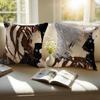 Fashion V-Vampire Knight Anime Cushion Cover Pillowcase Short Plush Invisible Zipper Room Sofa Cushion Cover