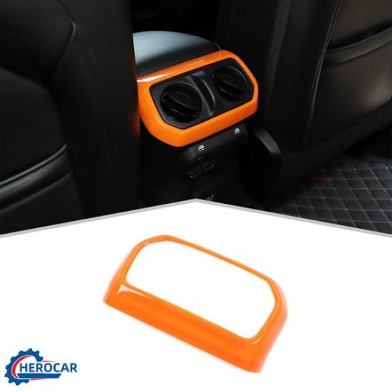 Rear Air Conditioner Vent Outlet Frame Trim for Jeep Wrangler JL& JT 18+Orange