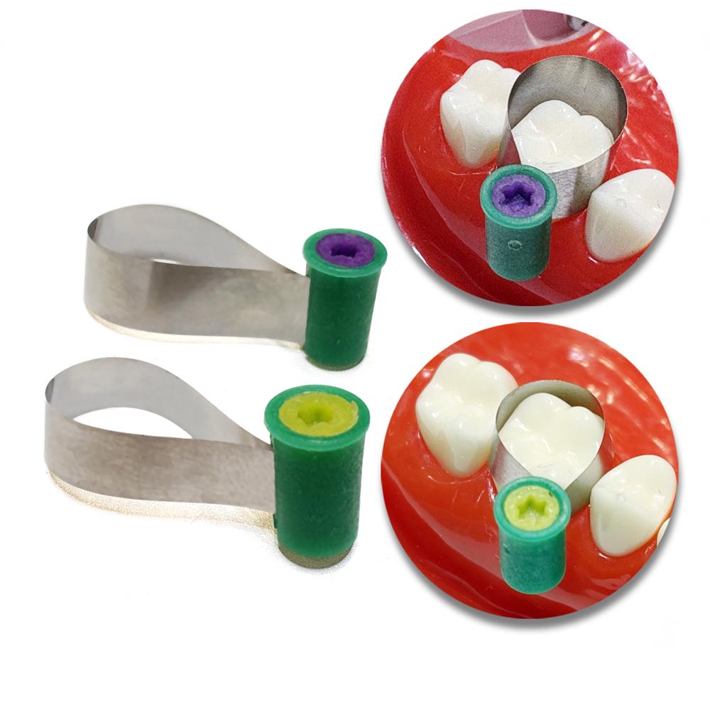 Dental Matrix Bands Steel Matrix Anatomically Shaped  Double-Side Contoured Matrix Bands for Dentistry with Tools