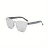 Bonbonfarbene Geburtstagsfeier Foto Regenbogen Sonnenbrille Herren Tanz Lustig Anti-Ultraviolett Einteilige Sonnenbrille Damen