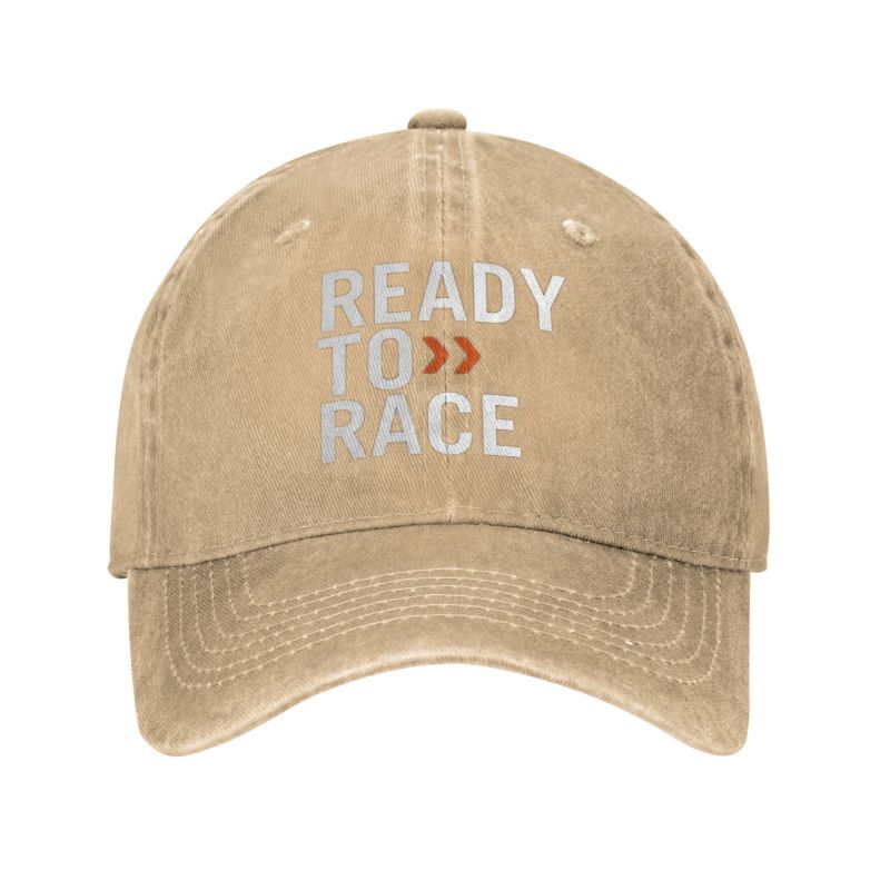 Personalized Ready To Race Cotton Baseball Cap Outdoor Unisex Women's Adjustable Enduro Motocross Bitumen Bike Life Dad Hat Autumn