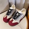 Color Matching Versatile Inner Height Increase Moral Training Shoes Women's 2025 Spring New Soft-soled Sports Forrest Gump Shoes Casual Light Board