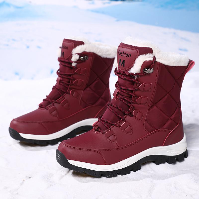 Northeast Waterproof Non-Slip Winter Boots – Men s & Women s Plus Velvet Thickened 37
