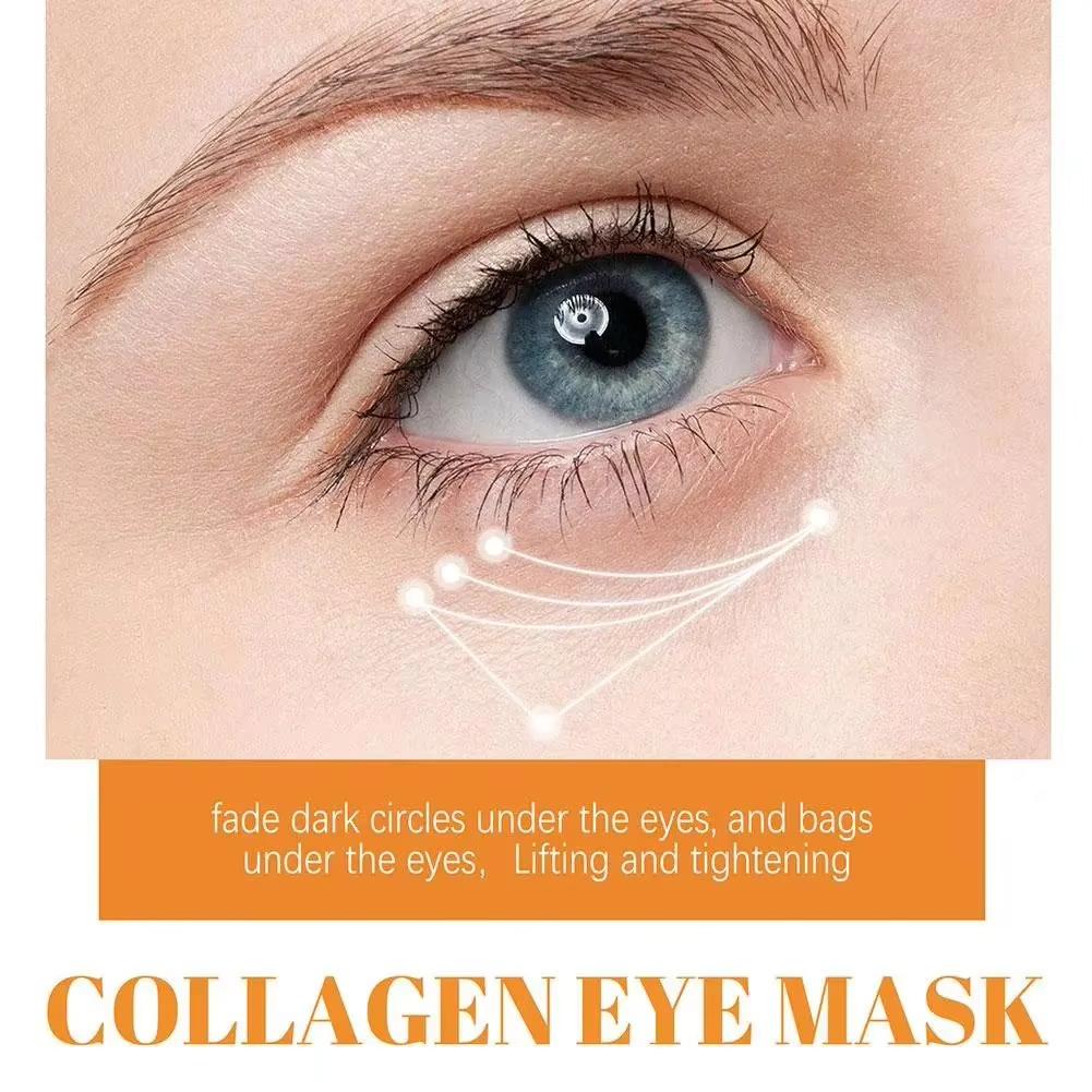 Collagen Water Soluble Eye Mask Remove Bags Dark Circles Anti Wrinkle Firming Patches Lifting Skin CarePatch 10pcs/Box