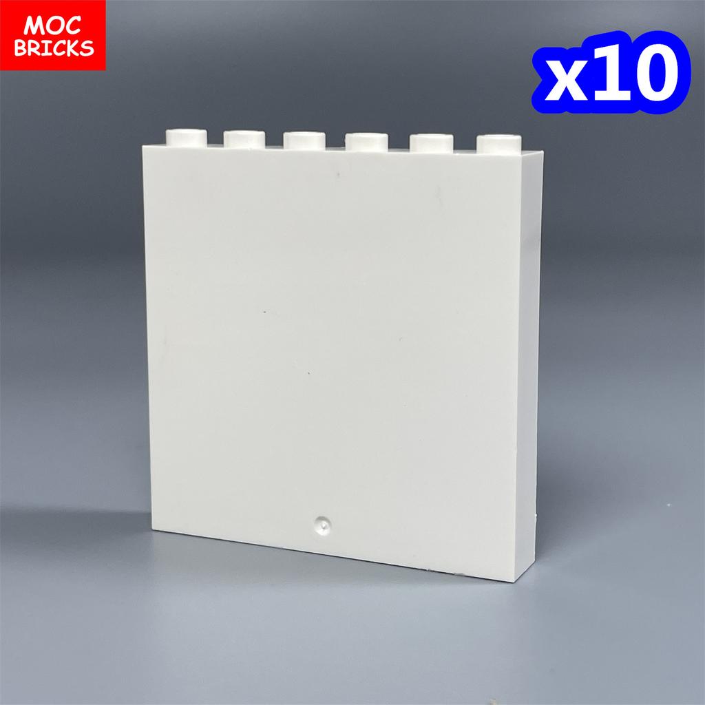 Non-Toxic Moc Bricks Window Fence Arch White Winter Snow Horse Figure City Architectural Church Accessories Children Christmas Toys