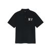 New MLB New York Yankees Overfit Coopers Logo Polo Shirt Unisex Black 3APQB0353-50BKS