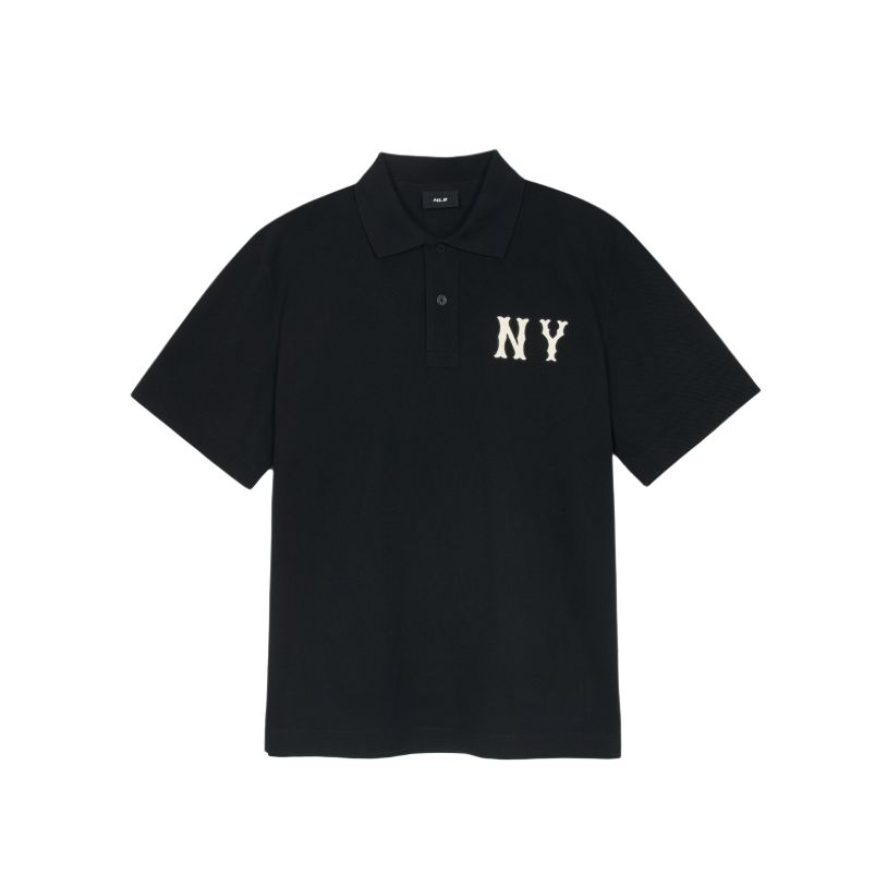 

New MLB New York Yankees Overfit Coopers Logo Polo Shirt Unisex Black 3APQB0353-50BKS XS