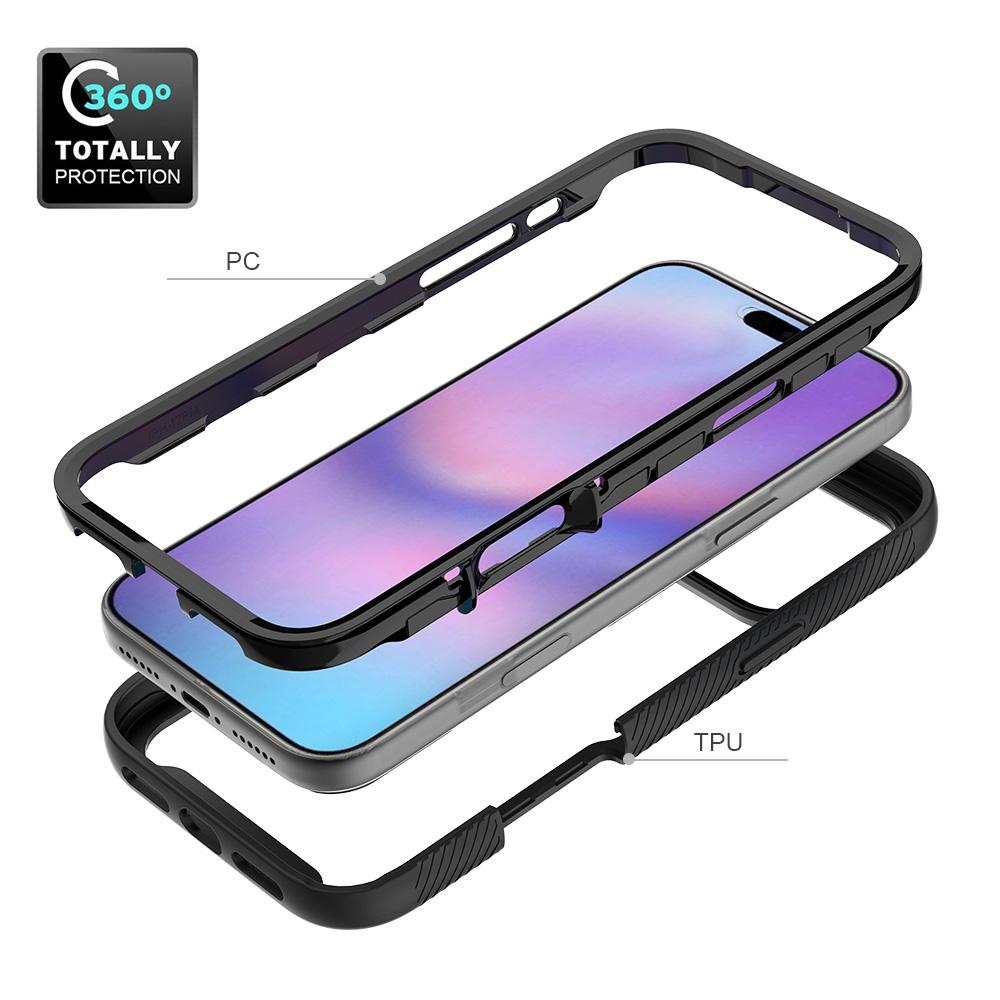 For iPhone 17 Pro Max Case Anti Drop 2 In 1 PC+TPU Phone Cover
